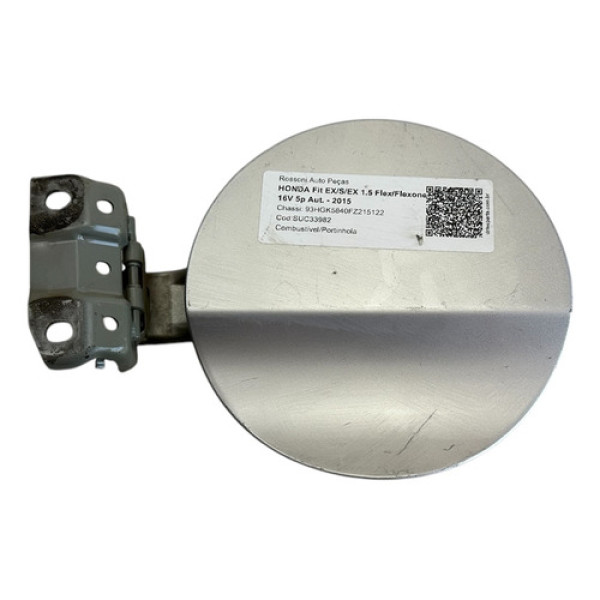 Portinhola Tanque Combustível Fit Wr-v 2015 2016 A 2021 Prateado