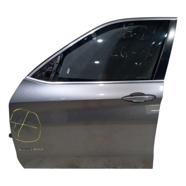 Porta Dianteira Esquerda Bmw X5 F15 F85 14 A 2018 C/amassado Dianteira Esquerdo Cinza