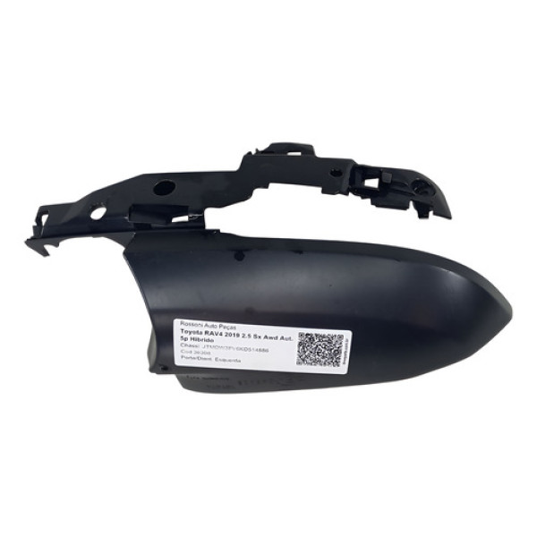 Capa Retrovisor Esquerdo Toyota Rav4 Hybrid 2019/ Inferior Preto