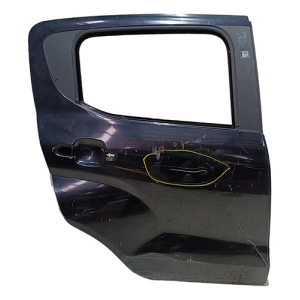 Porta Traseira Direita Mobi 2017/ C/detalhes Traseira Direita Preto