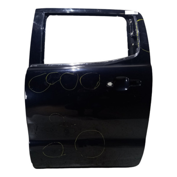 Porta Traseira Esquerda Ranger 2013 2014/ C/detalhes Traseira Esquerdo Preto