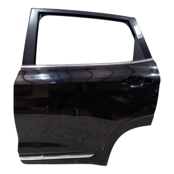 Porta Traseira Esquerda Tiggo 7 2020 A 2022 C/detalhes Traseira Esquerdo Preto