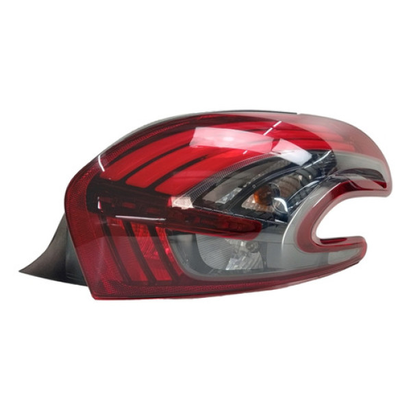 Lanterna Traseira Direita Peugeot 208 2013 A 2020 Fumê Orig Direito/passageiro Vermelho