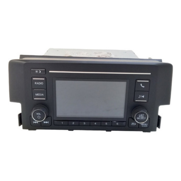 Multimídia Civic G10 2017 2018 A 2021 Preto
