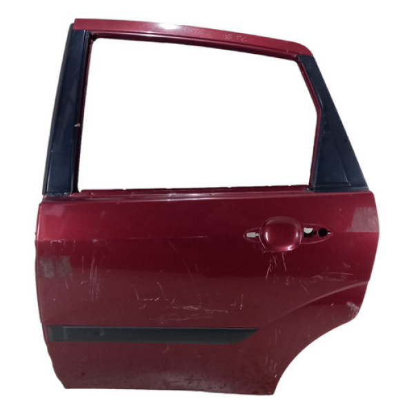 Porta Traseira Esquerda Focus 2000 2001 A 2009 Traseira Esquerda Vermelho