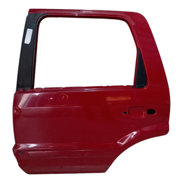 Porta Traseira Esquerda Ecosport 2003 A 2012 C/detalhes Traseira Esquerda Vermelho