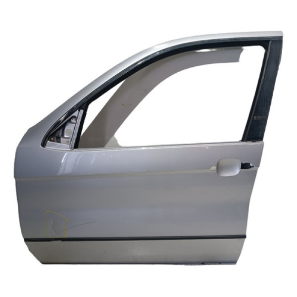 Porta Dianteira Esquerda Bmw X5 E53 2001 2002 ..a 2006 C/det Dianteira Esquerdo Prata