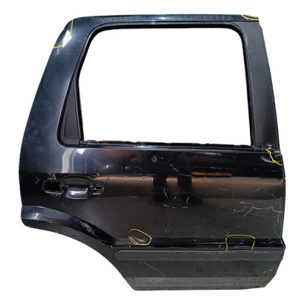 Porta Traseira Direita Ecosport 2003 A 2012 C/detalhes Traseira Direita Preto