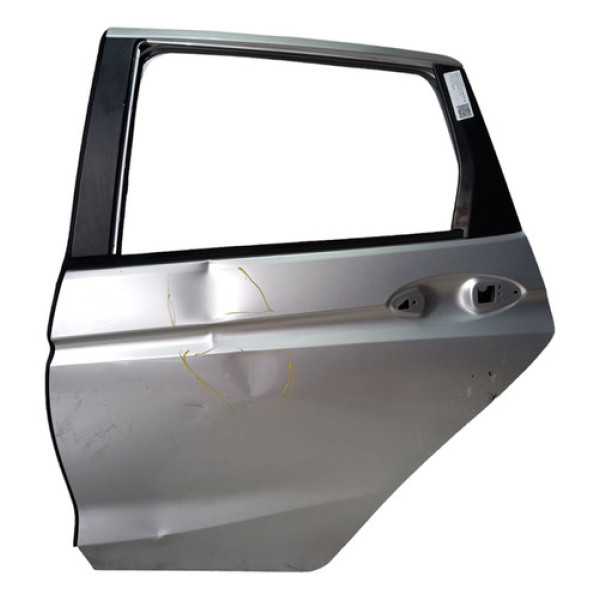 Porta Traseira Esquerda Fit 2015 A 2022 C/detalhes Traseira Esquerdo Prata