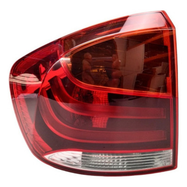Lanterna Tras Esq Bmw X1 E84 2010 A 2015 (canto) Com Riscos Vermelho