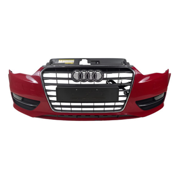 Parachoque Dianteiro Audi A3 2013 A 2016 Sportback Vermelho