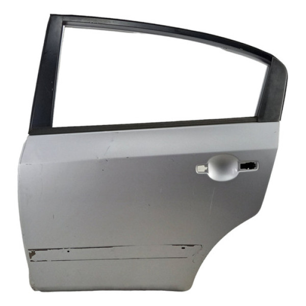 Porta Traseira Esquerda Sentra 2007 2008 A 2013 Traseira Esquerdo Prata