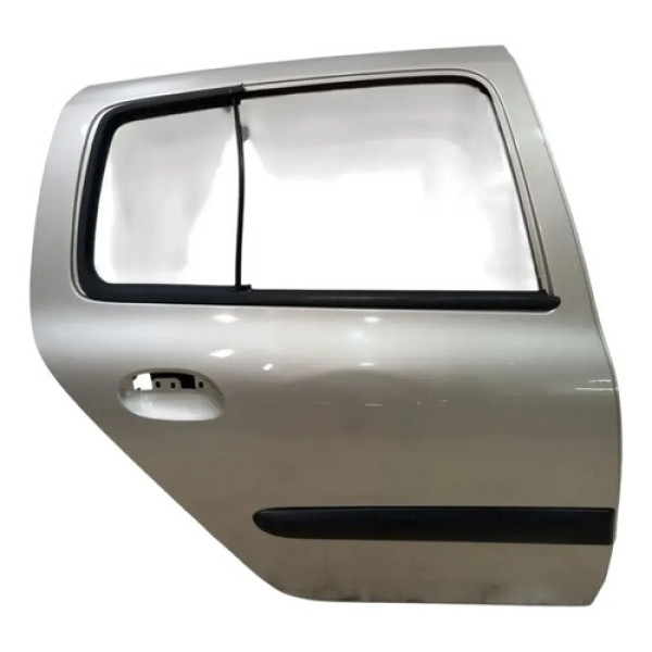 Porta Traseira Direita Clio 2000 2001 A 2012 Traseira Direita Prateado