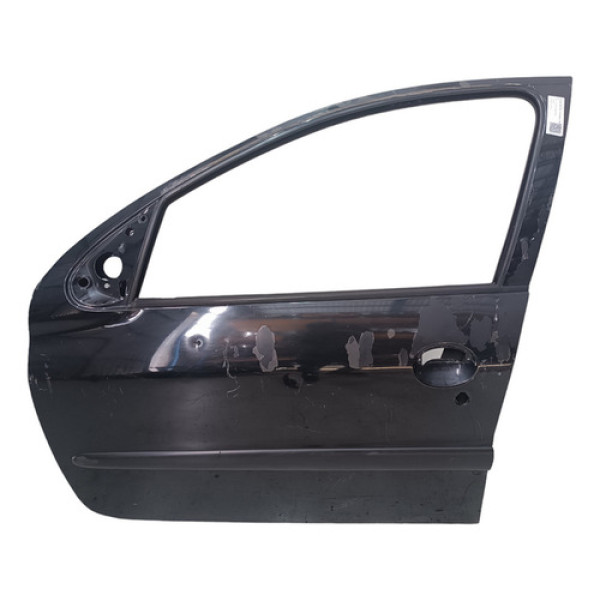 Porta Dianteira Esquerda Peugeot 206 207 Passion Dianteira Esquerda Preta