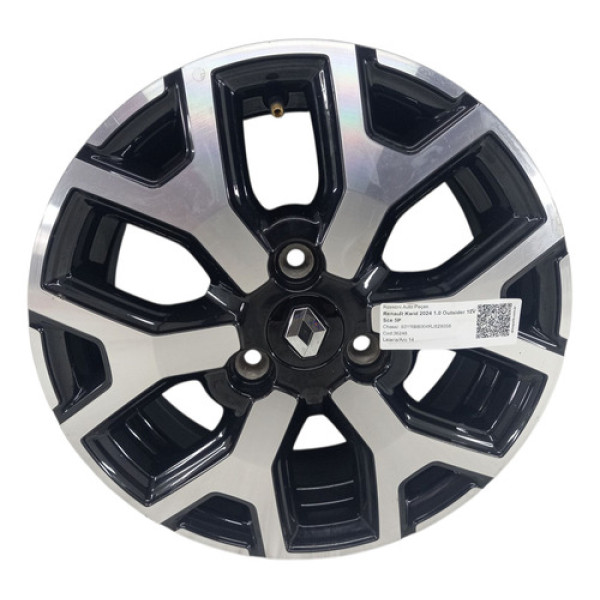 Roda Kwid Aro 14 Prateado