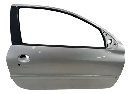 Porta Direita Peugeot 206 207 2p  Dianteira Direita Cinza