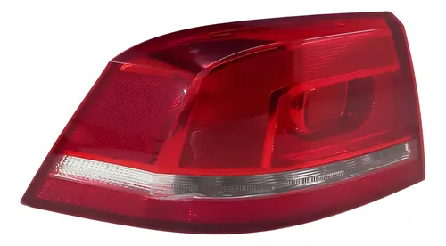 Lanterna Traseira Esq Passat B7 11/15 Canto S/ Led C/detalhe Esquerdo/motorista Vermelho