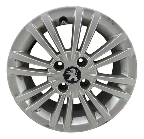 Roda Peugeot 208 Aro 15 Prateado