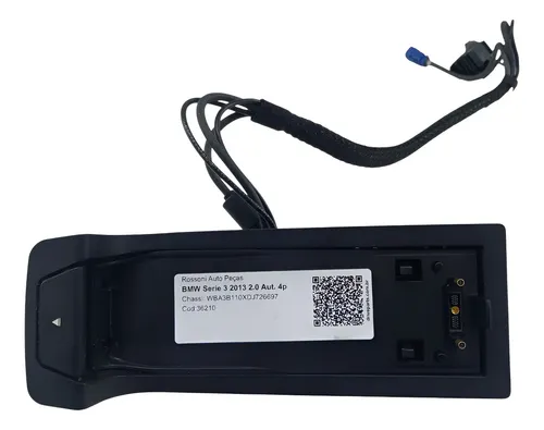 Modulo Carregador Celular Bmw Serie 3 Cod.105026814 Preto