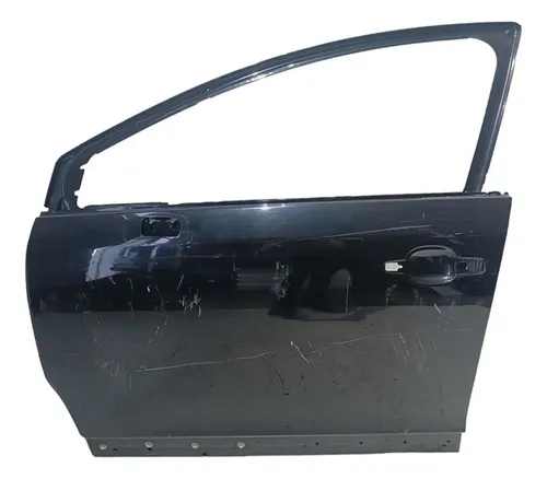 Porta Dianteira Esquerda C4 Hatch / Pallas 2008 A 2013 Dianteira Esquerdo Preto