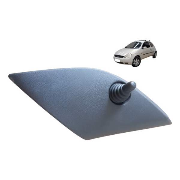 Moldura Retrovisor Acabamento Interno Direito Ford Ka 03 07 Preto Acinzentado