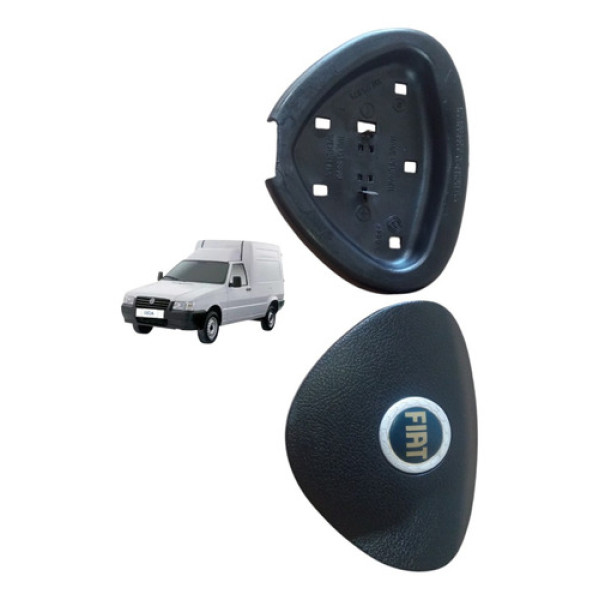 Capa Tampa Buzina Volante Botão Fiat Fiorino Uno Fire 2006