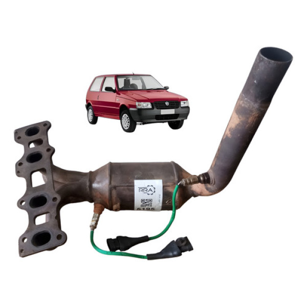 Coletor Catalisador 1.0 8v Sonda Lambda Uno Fire Flex 2011