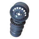 Jogo Roda Ferro Aro 14 4 Furos Gm Corsa Joy 2006 Original  Preto Fosco