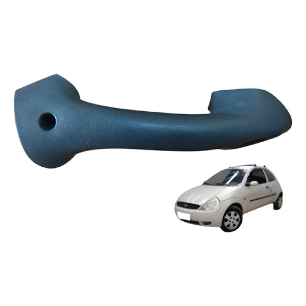 Moldura Puxador Lado Direito Ford Ka Gl 2 Portas 2003 2007 Cinza-escuro