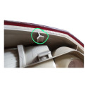 Lanterna Traseira Direita Gm Corsa Joy Sedan 2003 A 2012 Direito/passageiro Vermelho E Branco