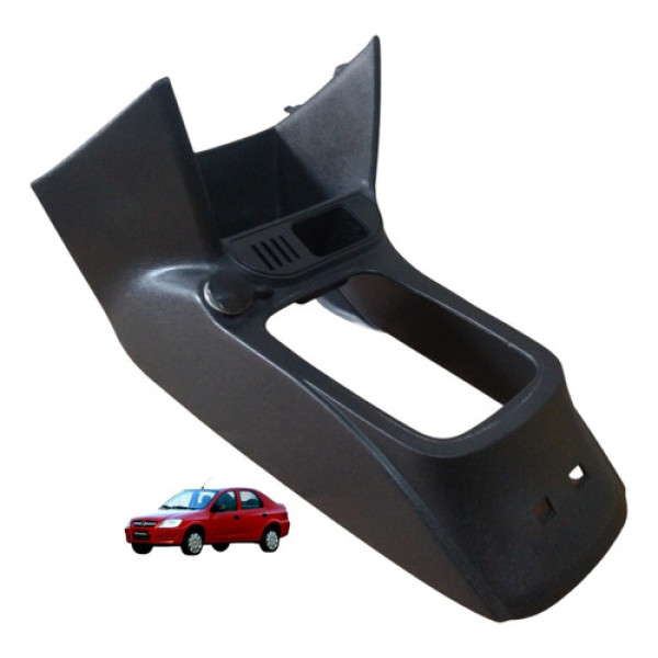 Moldura Console Central Gm Prisma Maxx 1.4 8v 2007 2012 Cinza-escuro