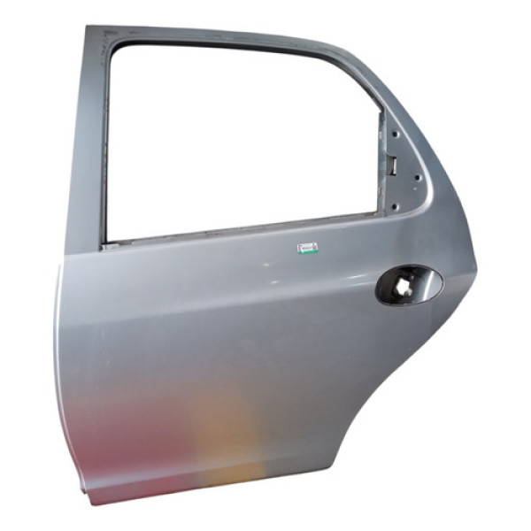 Porta Traseira Esquerda Prata Gm Celta 4 Portas 1.0 2004 Traseira Esquerda Prata