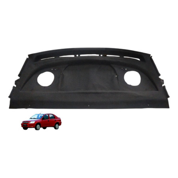 Tampão Porta Malas Gm Prisma Maxx 1.4 8v 2007 2012 Cinza-escuro