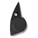 Moldura Interna Retrovisor Lado Direito Gm Pick-up Corsw 03 Preto