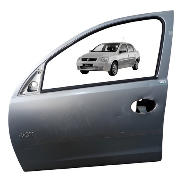 Porta Dianteira Esquerda Gm Corsa Joy Sedan 2006 Original Dianteira Esquerdo Motorista Prata