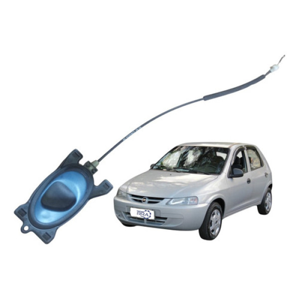 Maçaneta Interna Dianteiro Direito Azul Gm Celta 4p 2004 Azul Dianteira