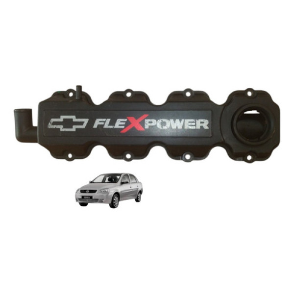 Tampa Comando Valvula Gm Corsa Joy 1.0 8v Flex Power 2006 Preto