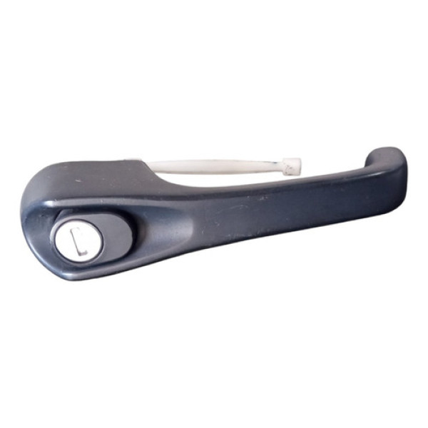 Maçaneta Externa Porta Direita Passageiro Fiat Fiorino 2006 Preto Dianteira