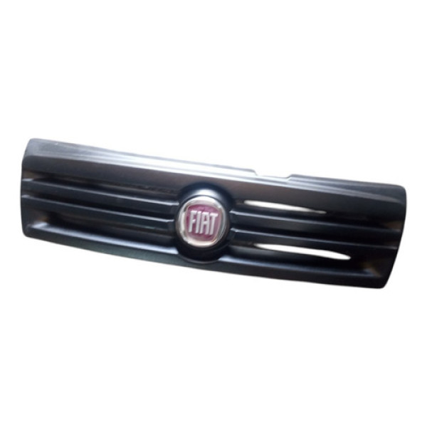 Grade Dianteira Parachoque Com Símbolo Uno Fiorino 06 A 13 Preto