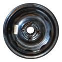 Par Roda Ferro Aro 13 4 Furos Fumagali Gm Celta Corsa 2004 Preto Brilhante/preto Fosco