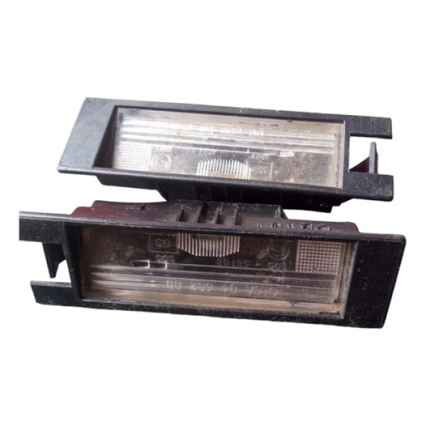 Par Luz Placa Traseira Fiat Palio 2006 2007 Original Usado 
