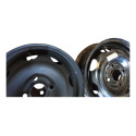Par Roda Ferro Aro 13 4 Furos Fumagali Gm Celta Corsa 2004 Preto Brilhante/preto Fosco