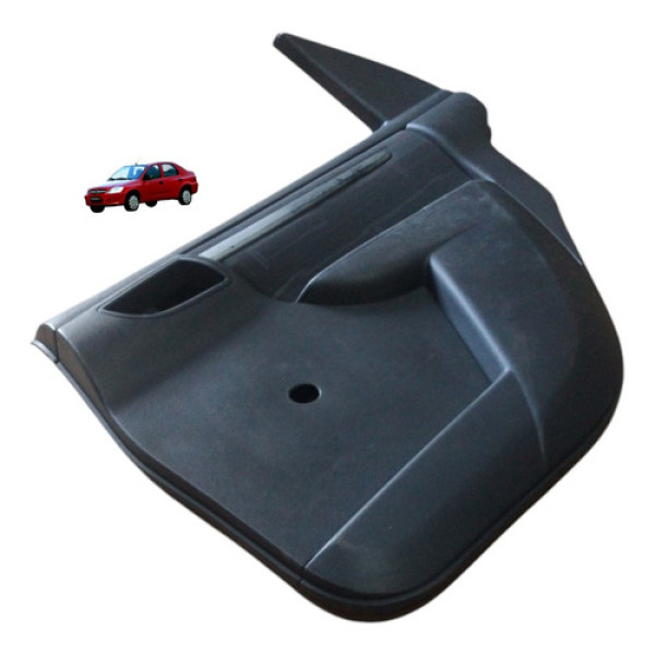 Forro Porta Traseiro Direito Gm Prisma Maxx 1.4 8v 07 12 Cinza-escuro