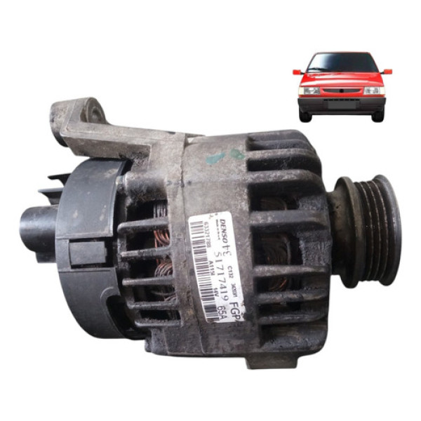 Alternador 65a 14v Denso Sem Ar Fiat Uno Fire 1.0 2002 2006