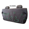 Jogo Banco Gm Corsa Joy 1.0 Flex Power Sedan 2006 Detalhes Cinza Chumbo