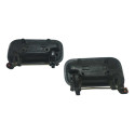 Par De Maçaneta Externa Traseira Vectra 96/05. Preto Dianteira/traseira