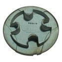 Calota Centro Roda Chevrolet Corsa 1998/2005. Prateado