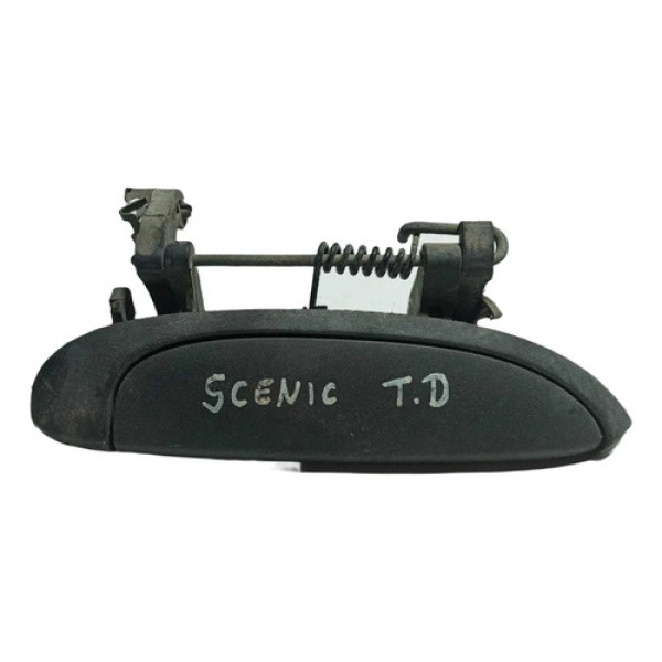 Maçaneta Externa Traseira Direita Renault Clio 2000/2005. Preto Traseira