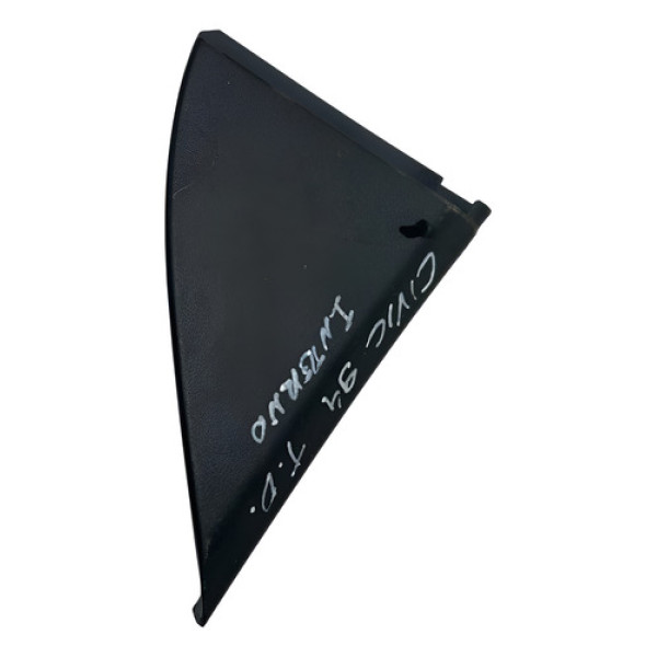 Acabamento Interno Retrovisor Tras Direito Honda Civic 1994 Preto