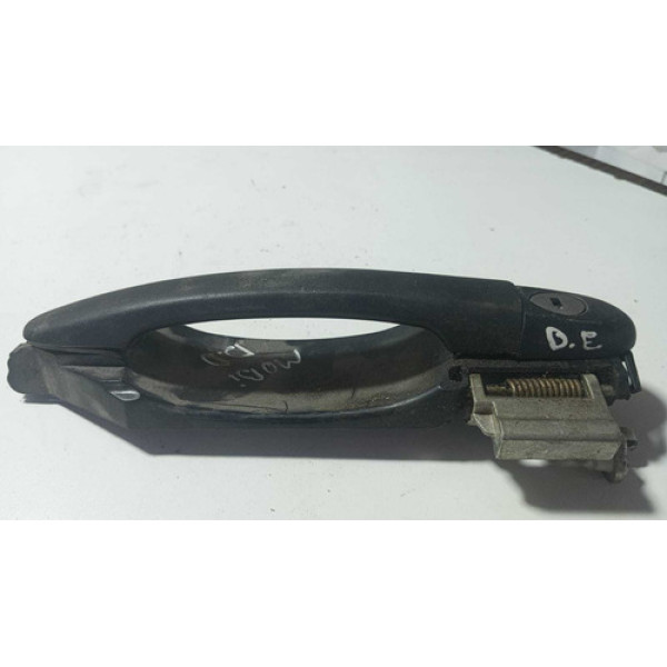 Macaneta Externa Dianteira Direita Fiat Mobi 2016 A 2021 Preta Dianteira